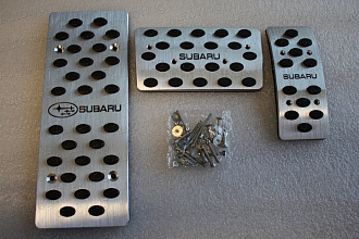 Накладки Subaru на педали , металл