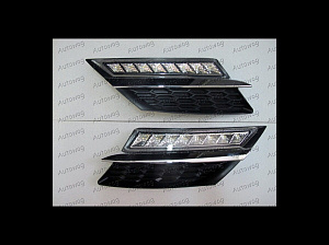 Тюнинг для Ходовые огни (туманки) Rav 40 2012 +, в решетку радиатора