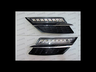 Ходовые огни (туманки) Rav 40 2012 +, в решетку радиатора