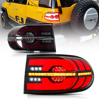 Стопы FJ Cruiser дымчатые , динамические 