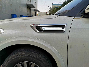 Тюнинг для Накладки Patrol Y62 на воздухозаборник в крыле , с повтором дизайн 2019 г.