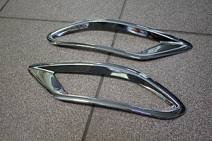 Тюнинг для Накладки Vezel на доп. стопы в бампер , хром 