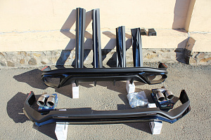 Тюнинг для Обвес на RX 350 / RX 200t / RX 450H 2016 +, F-SPORT, дизайн TRD, чёрный