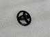 Эмблема на руль Toyota черная , версия 2