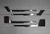 Накладки Land Cruiser 200 на обшивку дверей , сталь , хром