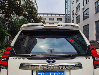 Спойлер Prado 150 / GX 460 на верх стекла , белый , Modellista