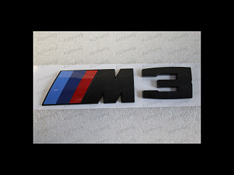 Надпись M3 чёрная