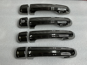 Тюнинг для Накладки LX 570 / LX 450d на ручки дверей , 4 двери , тёмный хром 