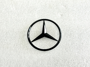 Тюнинг для Эмблема Mercedes W221 на багажник , чёрная 