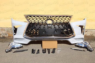 Бампер передний Lexus LX 570 2012 - 2014 в стиле 2016 +, TRD Superior 