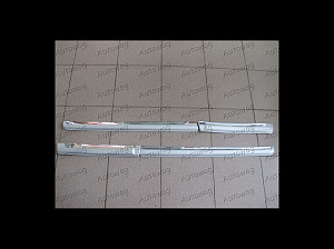 Тюнинг для Молдинги дверей Prado 150 / GX 460 низ двери, серебро (Стандарт) 
