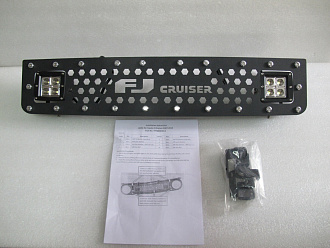 Вставка в решетку FJ Cruiser металлическая + туманки 