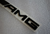Надпись AMG черная (3D), стиль 2015 + , пластик