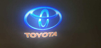 Подсветка в двери Land Cruiser 200 / Prado 150 / Prius 30 / Highlander / Mark, версия 2