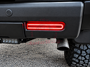 Тюнинг для Стопы дополнительные FJ Cruiser в бампер задний , стиль 2 , дымчатые